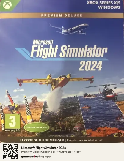 Microsoft Flight Simulator 2024 Xbox Series X, France box front