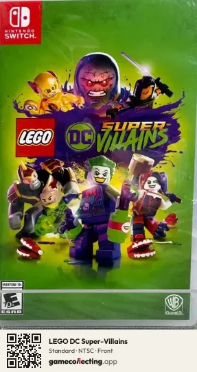 LEGO DC Super-Villains Nintendo Switch, NTSC box front