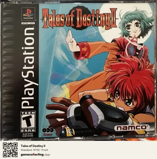 Tales of Destiny II PlayStation, NTSC box front