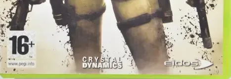 Tomb Raider: Underworld, the PEGI square on its front