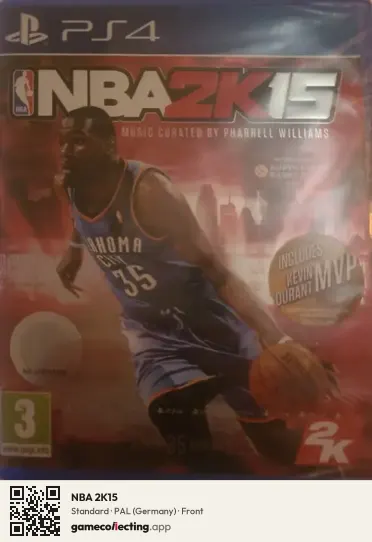 NBA 2K15 PlayStation 4, Germany box front