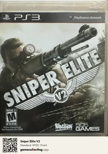 Sniper Elite V2 PlayStation 3, NTSC box front
