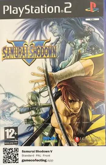 Samurai Shodown V PlayStation 2, PAL box front
