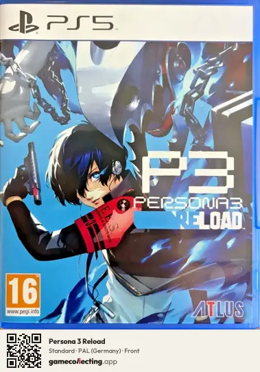 Persona 3 Reload PlayStation 5, Germany box front