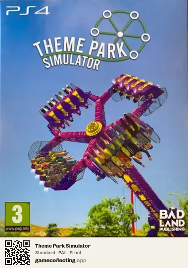 Theme Park Simulator PlayStation 4, PAL box front