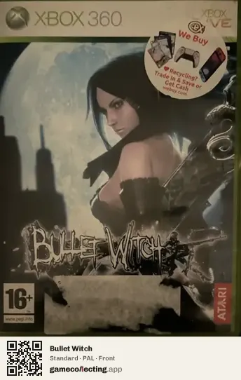 Bullet Witch Xbox 360, PAL box front