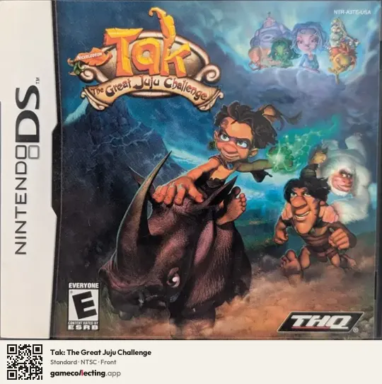 Tak: The Great Juju Challenge Nintendo DS, NTSC box front