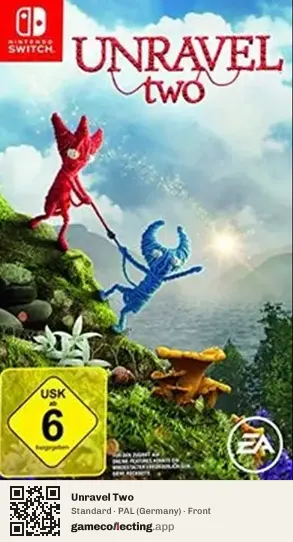 Unravel Two Nintendo Switch, Germany box front