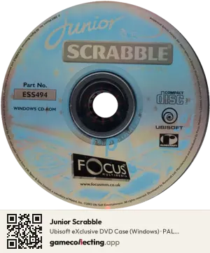 Junior Scrabble Computer, PAL disc