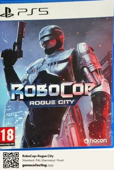 RoboCop: Rogue City PlayStation 5, Germany box front