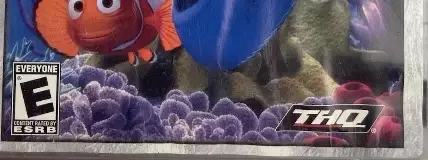 Finding Nemo, the ESRB box on its front