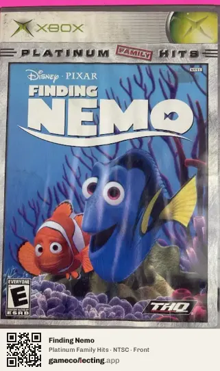Finding Nemo Xbox, NTSC box front