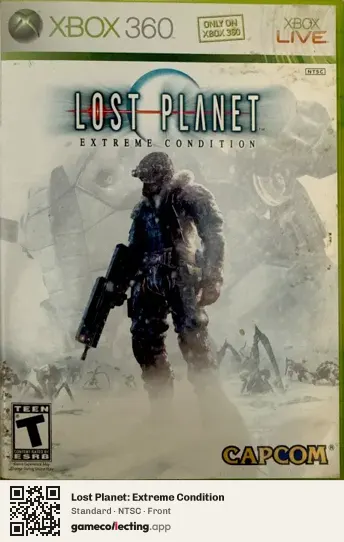 Lost Planet: Extreme Condition Xbox 360, NTSC box front