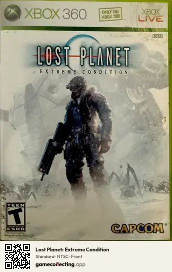 Lost Planet: Extreme Condition Xbox 360, NTSC box front