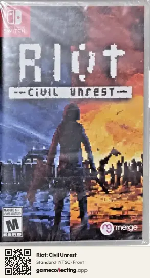 Riot: Civil Unrest Nintendo Switch, NTSC box front