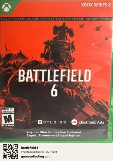 Battlefield 6 Xbox Series X, NTSC box front