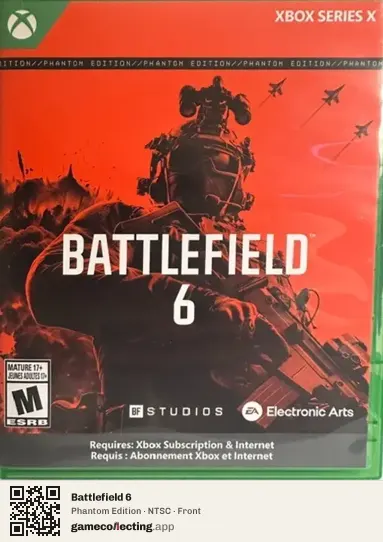 Battlefield 6 Xbox Series X, NTSC box front