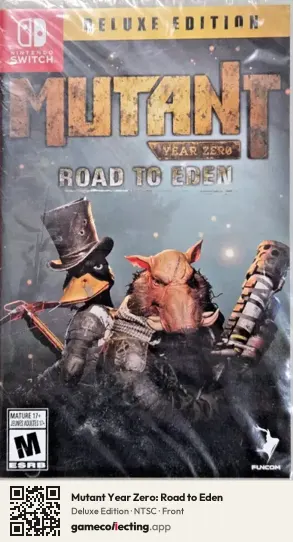 Mutant Year Zero: Road to Eden Nintendo Switch, NTSC box front