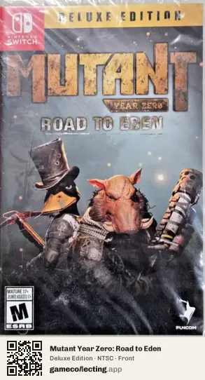 Mutant Year Zero: Road to Eden Nintendo Switch, NTSC box front