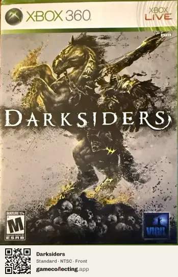 Darksiders Xbox 360, NTSC box front