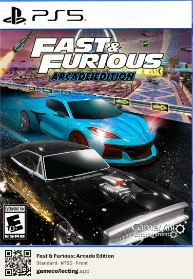 Fast & Furious: Arcade Edition PlayStation 5, NTSC box front