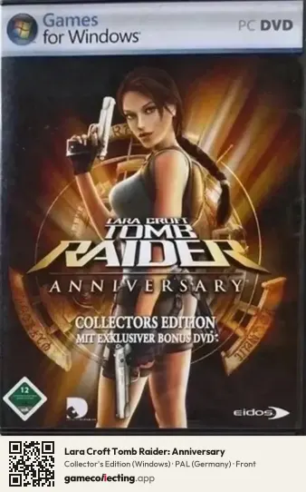 Lara Croft Tomb Raider: Anniversary Computer, Germany box front