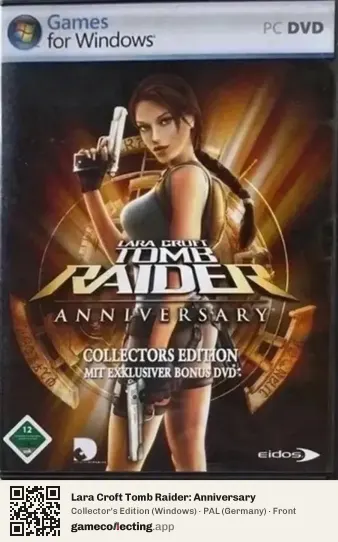 Lara Croft Tomb Raider: Anniversary Computer, Germany box front