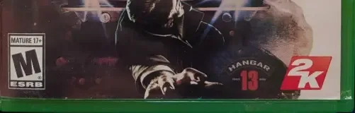 Mafia III, the ESRB box on its front