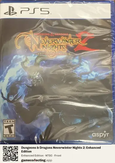 Dungeons & Dragons Neverwinter Nights 2: Enhanced Edition PlayStation 5, NTSC box front