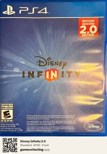 Disney Infinity 2.0 PlayStation 4, NTSC box front