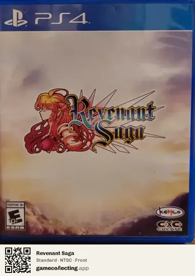 Revenant Saga PlayStation 4, NTSC box front