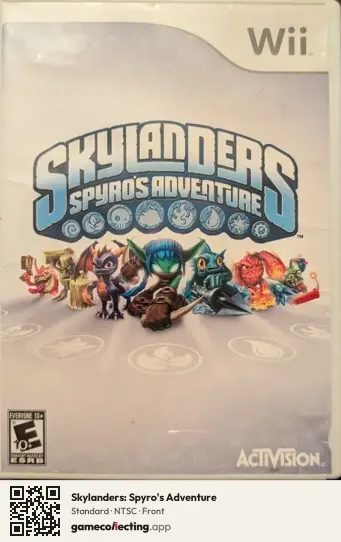 Skylanders: Spyro's Adventure Nintendo Wii, NTSC box front