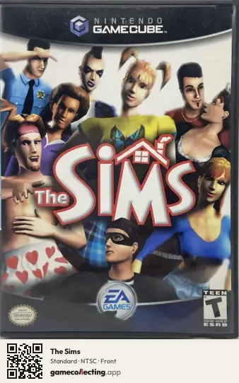 The Sims Nintendo GameCube, NTSC box front