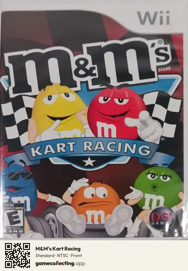 M&M's Kart Racing Nintendo Wii, NTSC box front