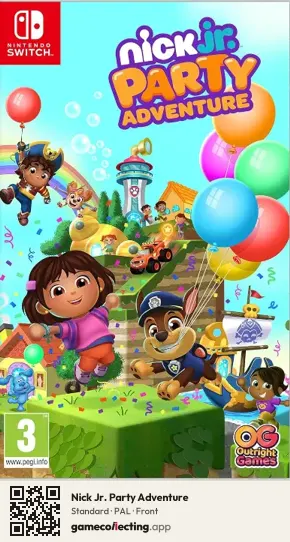 Nick Jr. Party Adventure Nintendo Switch, PAL box front