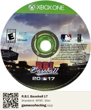 R.B.I. Baseball 17 Xbox One, NTSC disc