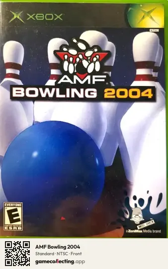 AMF Bowling 2004 Xbox, NTSC box front