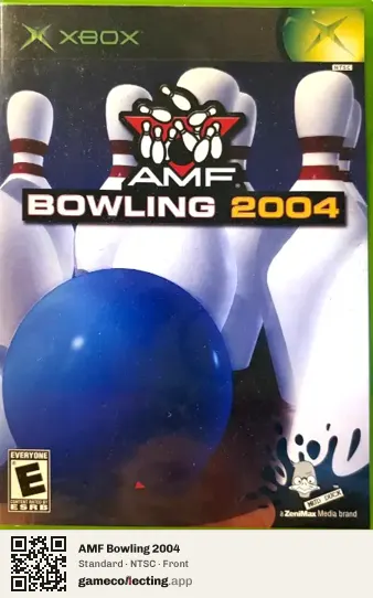 AMF Bowling 2004 Xbox, NTSC box front