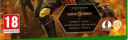 Mortal Kombat 11, the PEGI square on its front