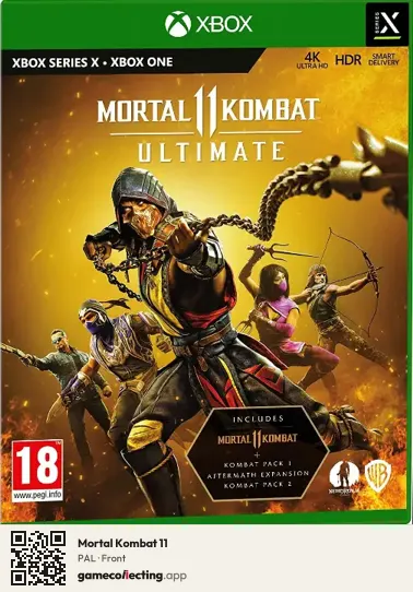 Mortal Kombat 11 Xbox Series X, PAL box front