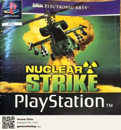 Nuclear Strike PlayStation, PAL box front