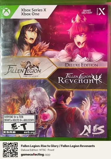 Fallen Legion: Rise to Glory / Fallen Legion Revenants Xbox Series X, NTSC box front