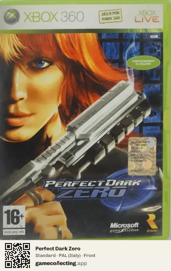 Perfect Dark Zero Xbox 360, Italy box front
