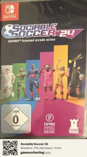 Sociable Soccer 24 Nintendo Switch, Germany box front