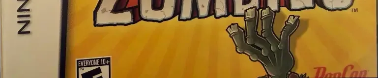 Plants vs. Zombies, the ESRB box on its front