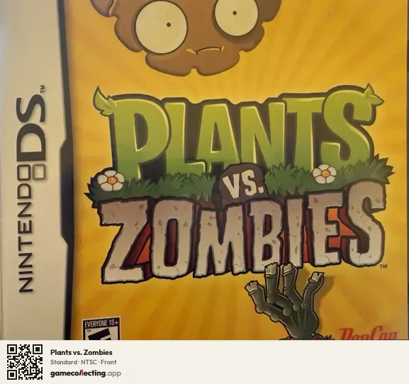 Plants vs. Zombies Nintendo DS, NTSC box front