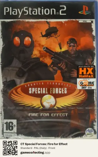 CT Special Forces: Fire for Effect PlayStation 2, Italy box front