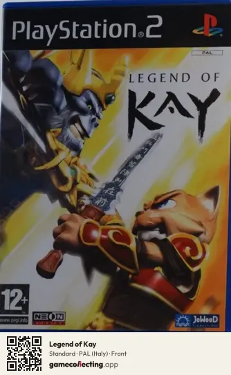 Legend of Kay PlayStation 2, Italy box front