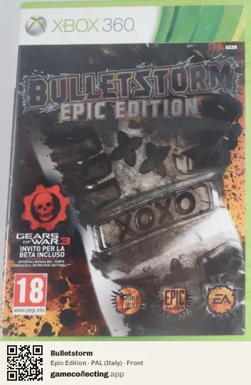 Bulletstorm Xbox 360, Italy box front