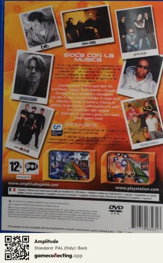 Amplitude PlayStation 2, Italy box back